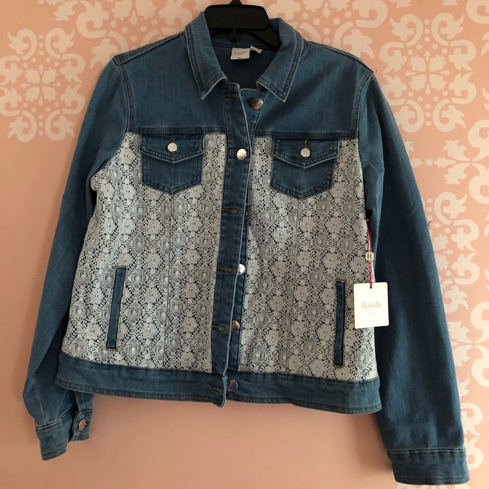 Rafaella Women’s Jean Jacket size 10 NWT